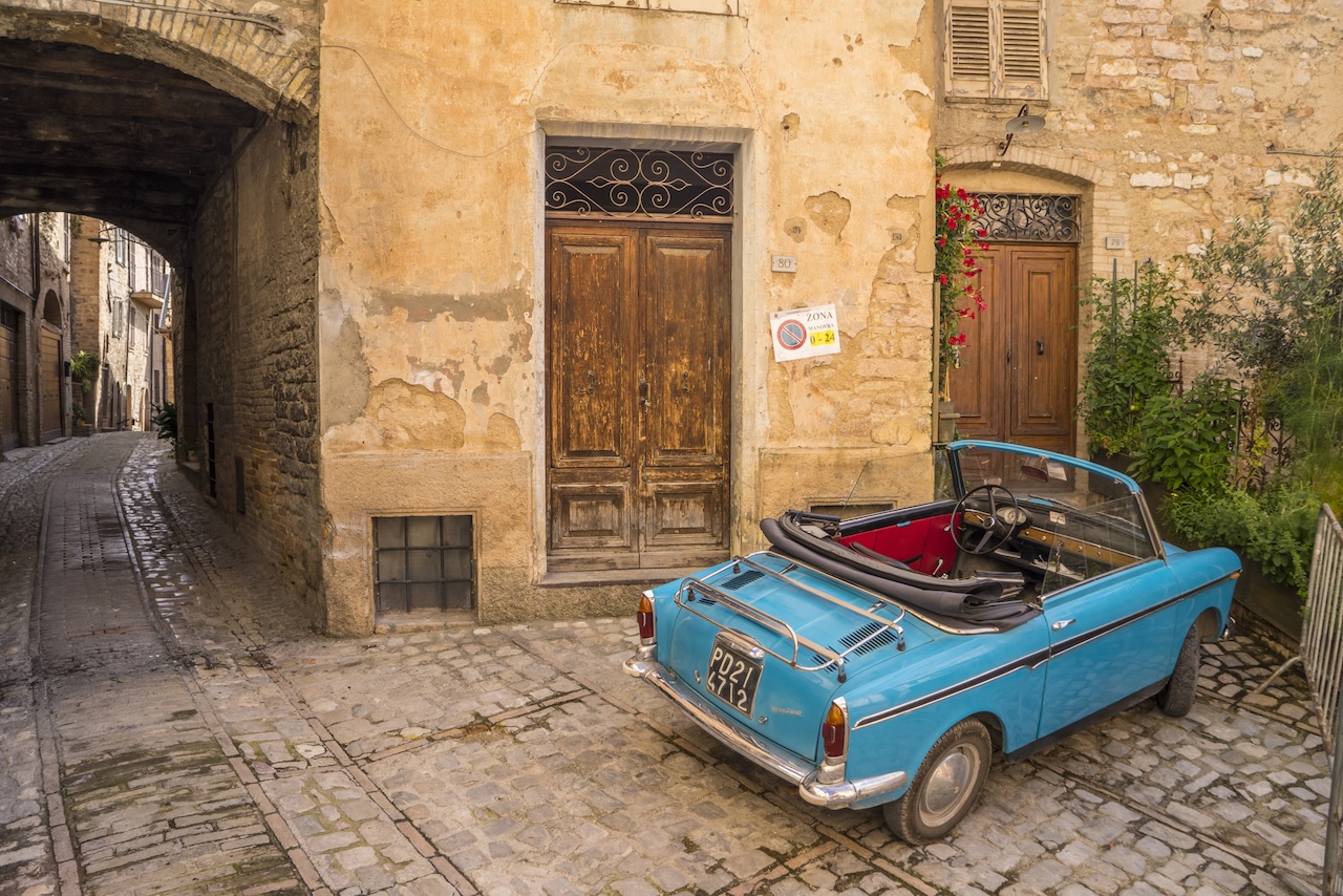 Oldtimer autó Spellóban