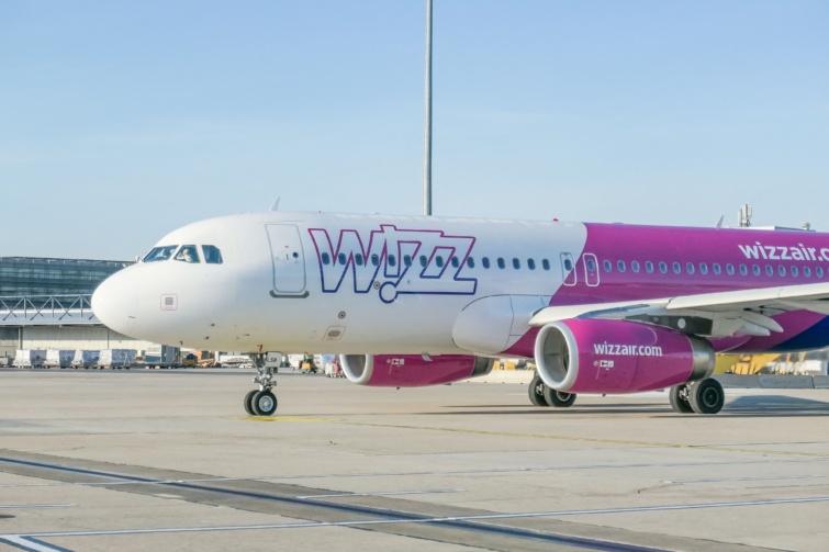 A Wizz Air egyik gépe
