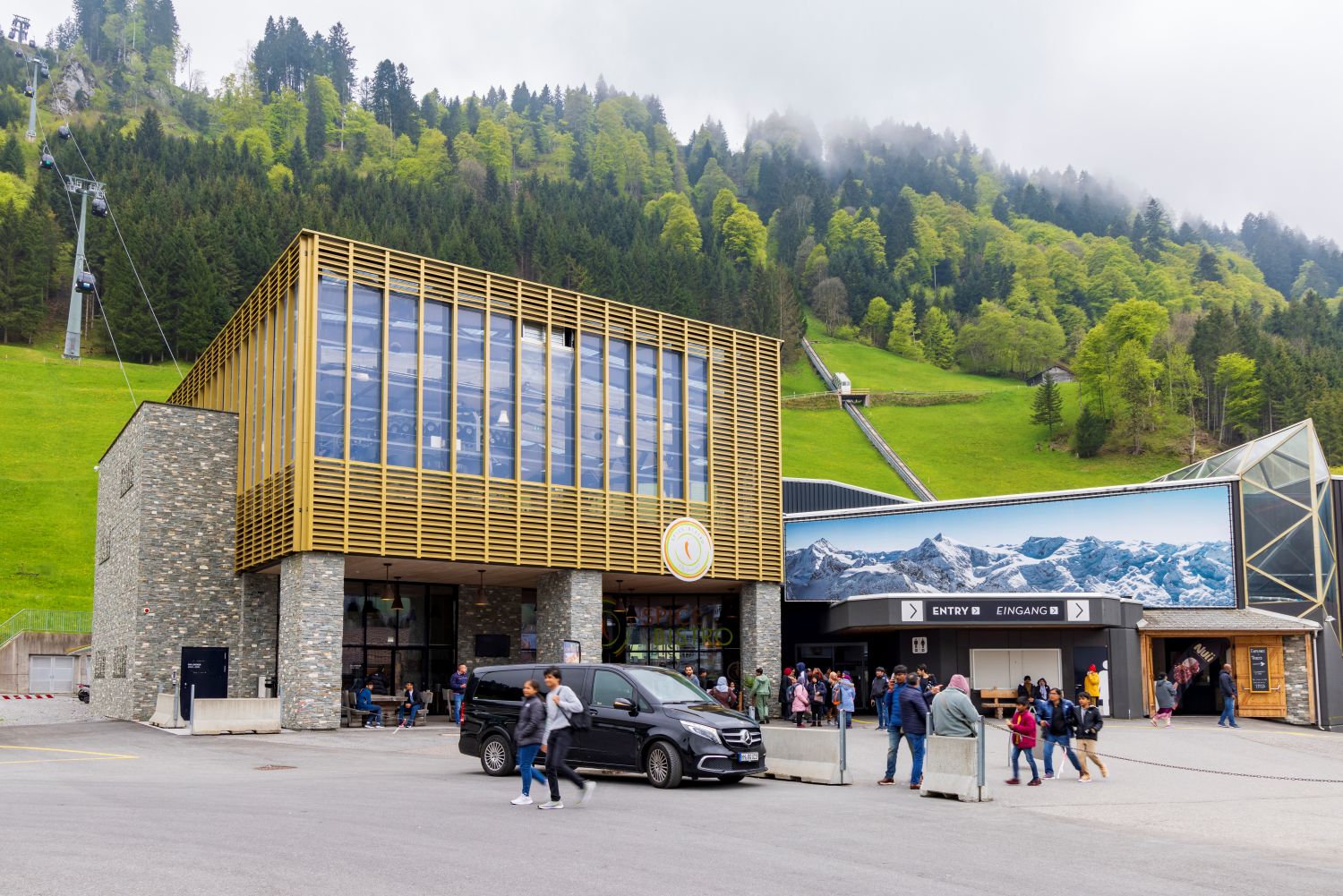 A Titlis bejárata.