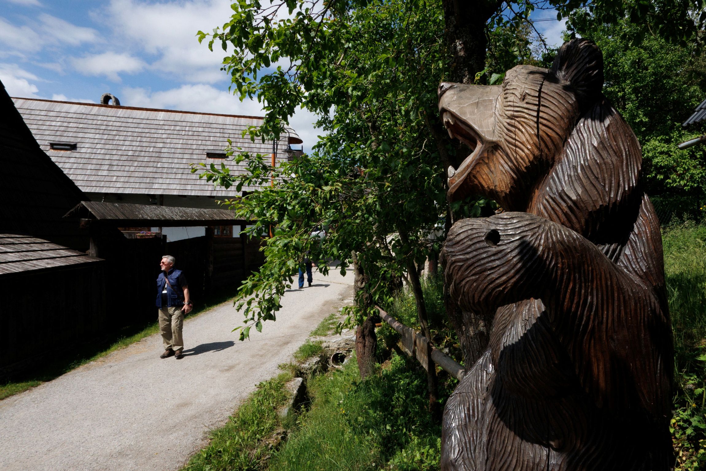 Vlkolínec hegyi falu, UNESCO-világörökségi helyszín, Magas-Tátra, Szlovákia