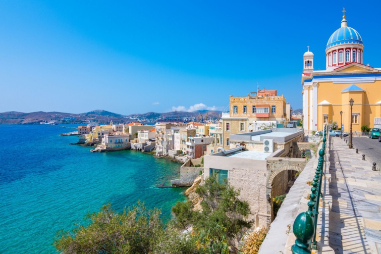 syros-gorogorszag2 - Startlap Utazás Panorámakép Ermoupoli és Ano Syra városáról Syros szigetén (Kükládok, Görögország, Európa)