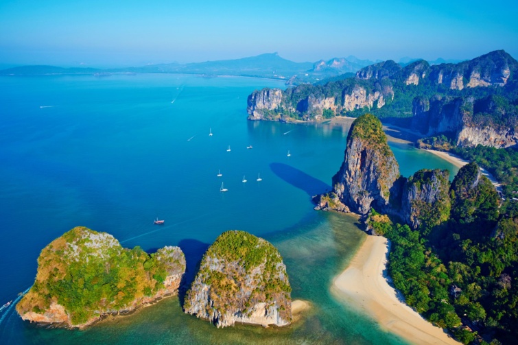 thaifold - Startlap Utazás Thaiföld, Krabi tartomány, Railay Beach, Hat Tham Phra Nang Beach
