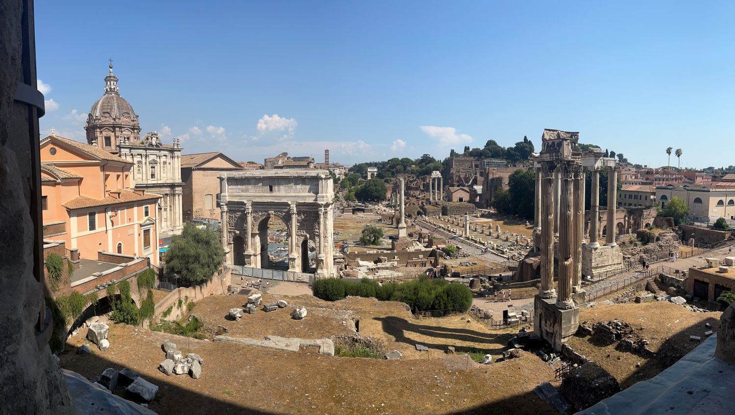 Tájkép a Forum Romanum-ról