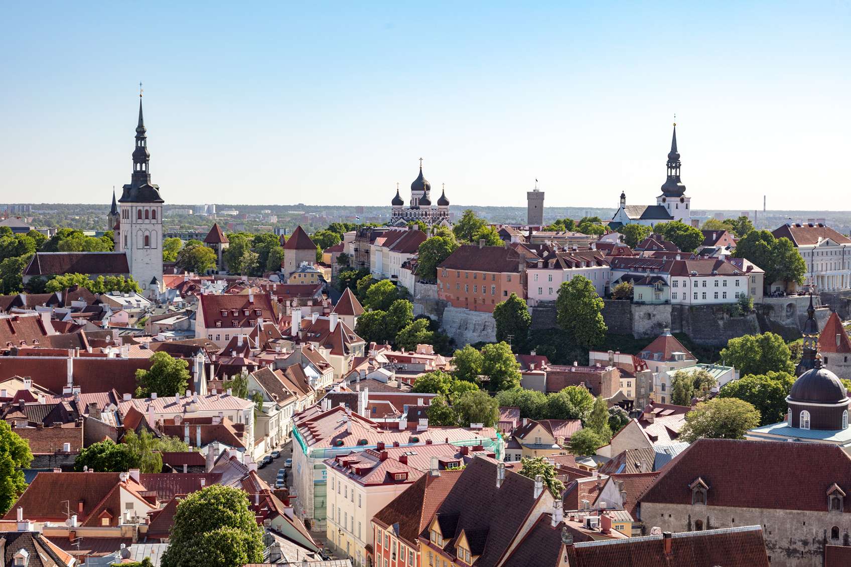 óváros a magasból