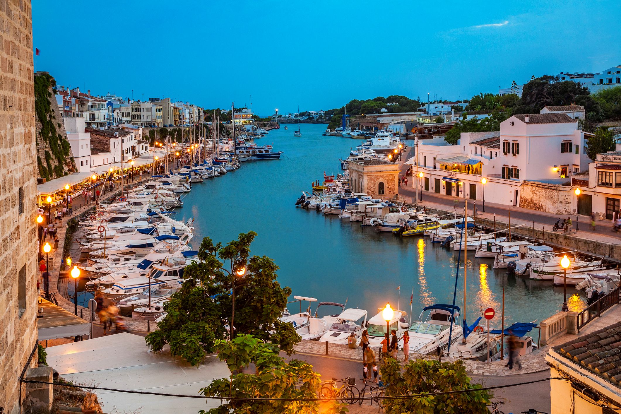 Ciutadella Menorca szigetén.