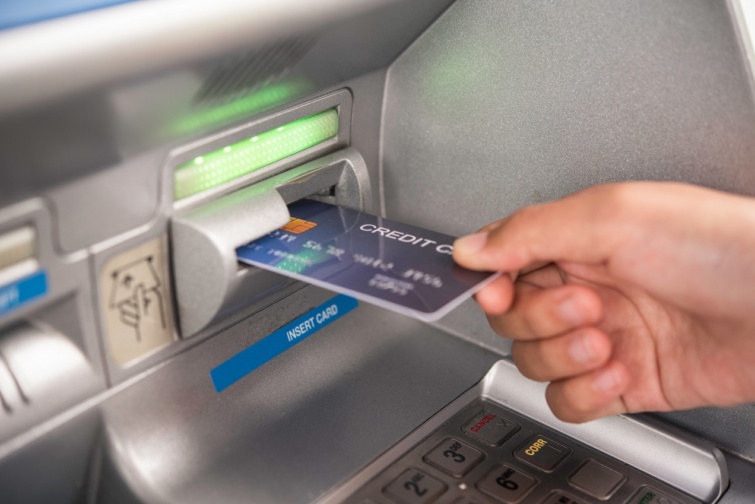 Pénzfelvétel ATM-ből