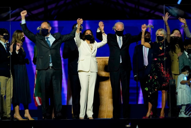 Joe Biden és Kamala Harris.