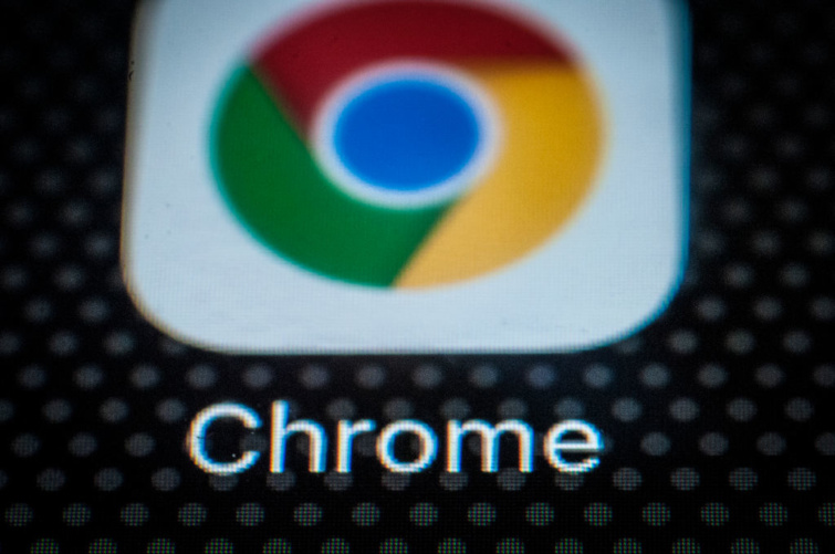 A Google Chrome logoja.
