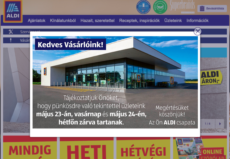 aldi Startlap Vásárlás