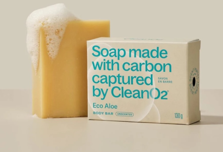 A CleanO2 vállalat szén-dioxidból készült szappanja