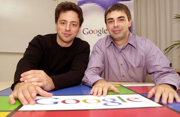 A Google alapítói, Sergey Brin és Larry Page