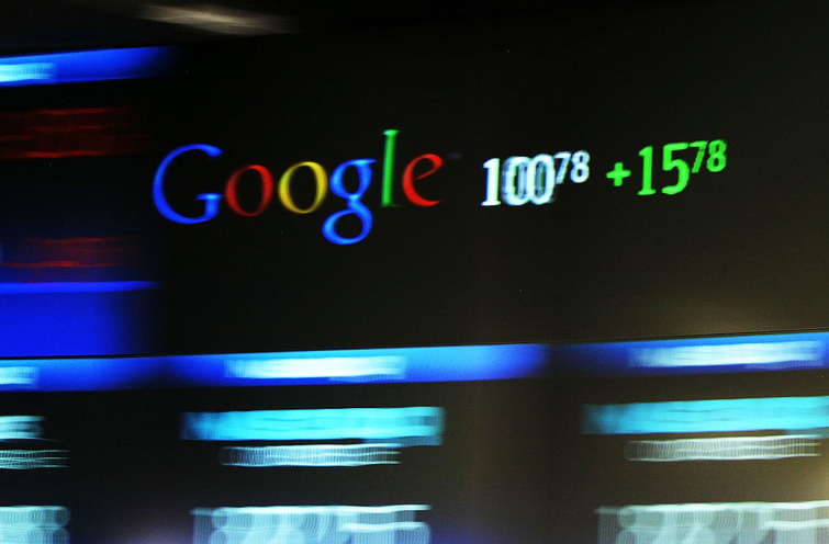 A Google 2004-ben jelent meg a tőzsdén