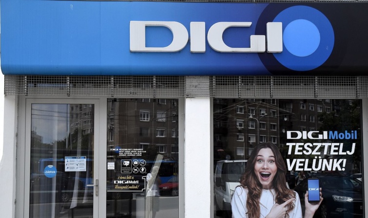 A DIGI, multimédiás és telefonos szolgáltató üzlete a Páskomliget utca 8-ban, Újpalotán.
