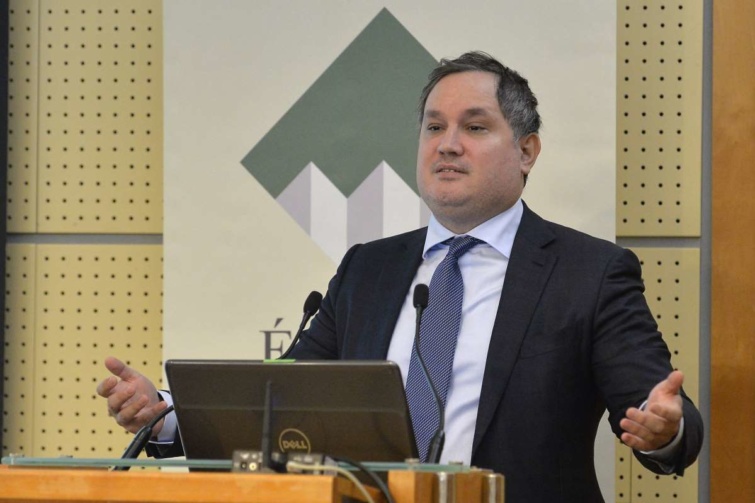 Nagy Márton gazdaságfejlesztési miniszter tart előadást