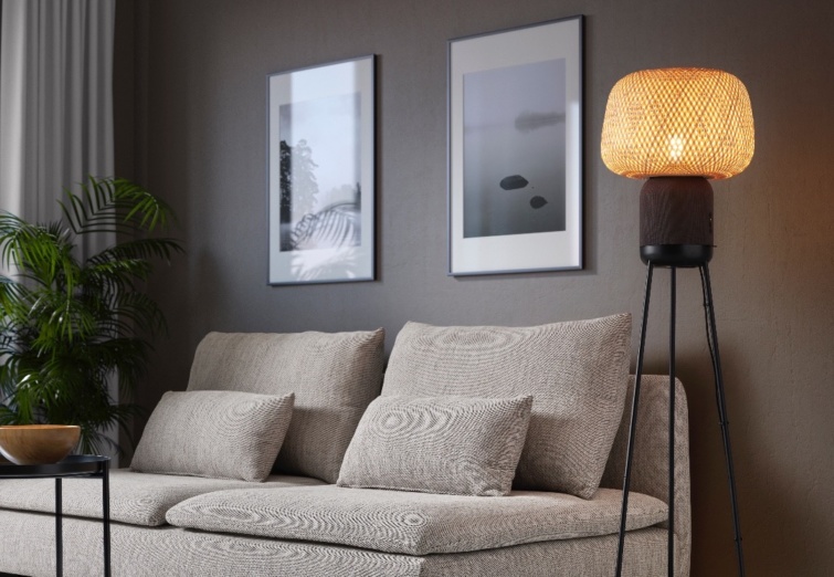 ikeasonoslampa Startlap Vásárlás Smyfonisk hangszóró egy nappaliban