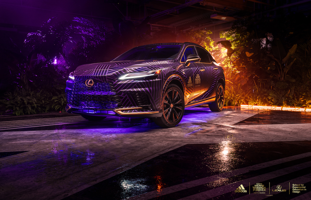 Reklámfotón az Adidas és a Lexus közös projektje