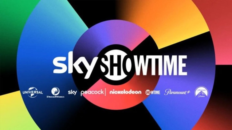 A SkyShowtime streamingszolgáltató logoja