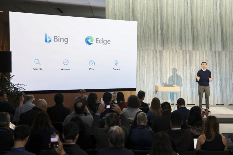 A Microsoft bemutatja a ChatGPT által működtetet Bing keresőt