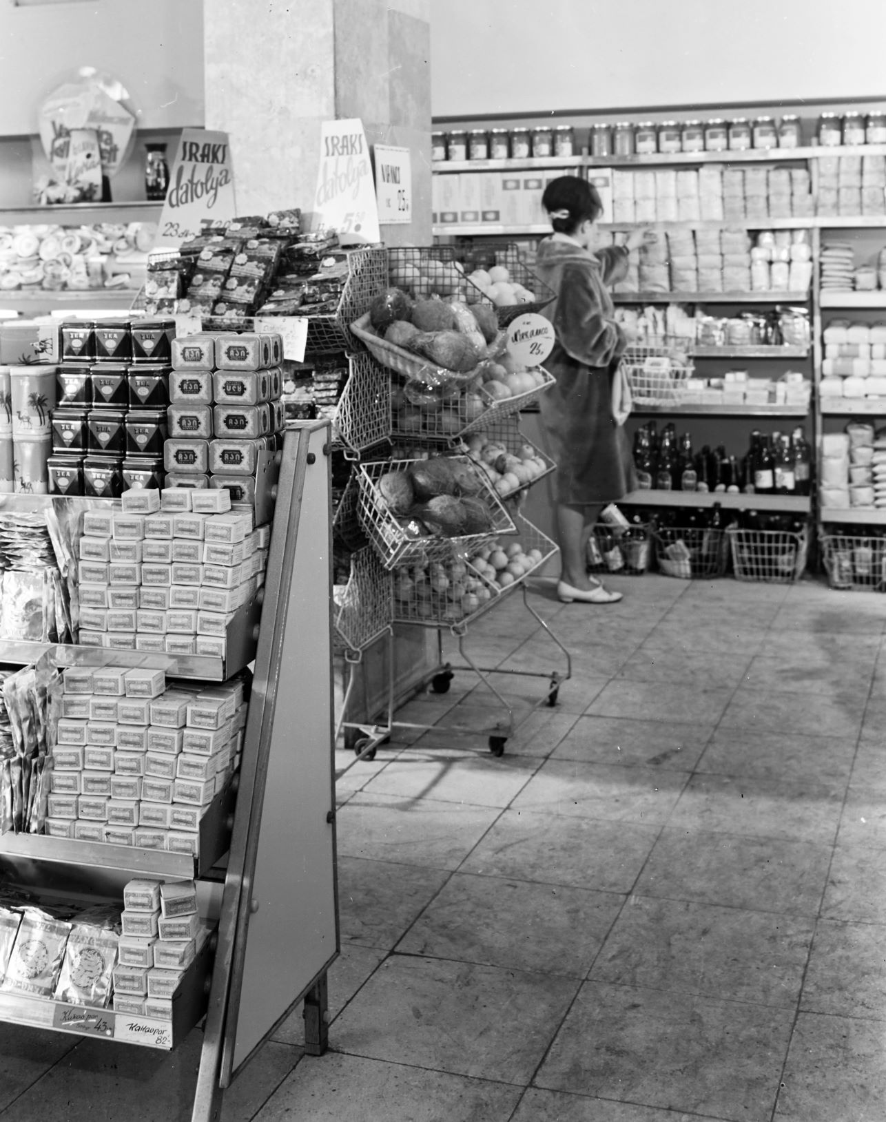 Élelmiszerbolt 1962-ben