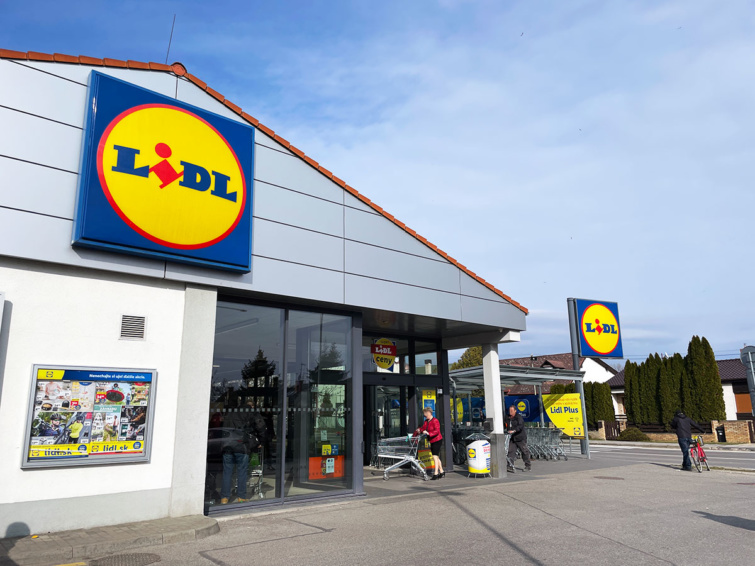 Lidl áruház Szlovákiában, Párkányban