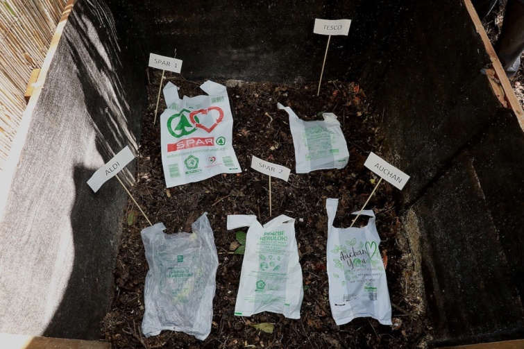 lebomlozacskokkomposztalasgreenpeace Startlap Vásárlás Komposztban lévő zacskók