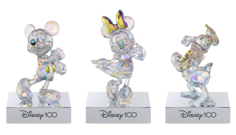 Mickey egér, Minnie és Donald kacsa a Swarovski legújabb kollekciójában