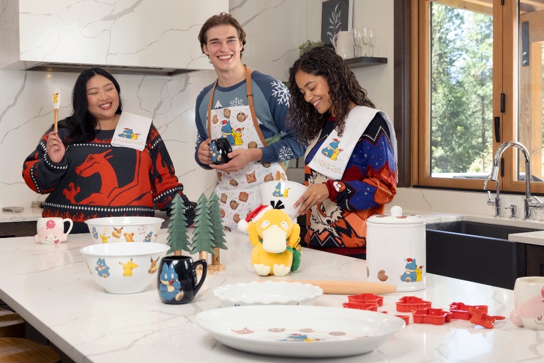 Fiatalok karácsonyi, Pokémon mintás pulóverekben
