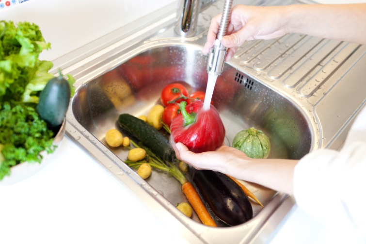 Megmosott zöldségek 