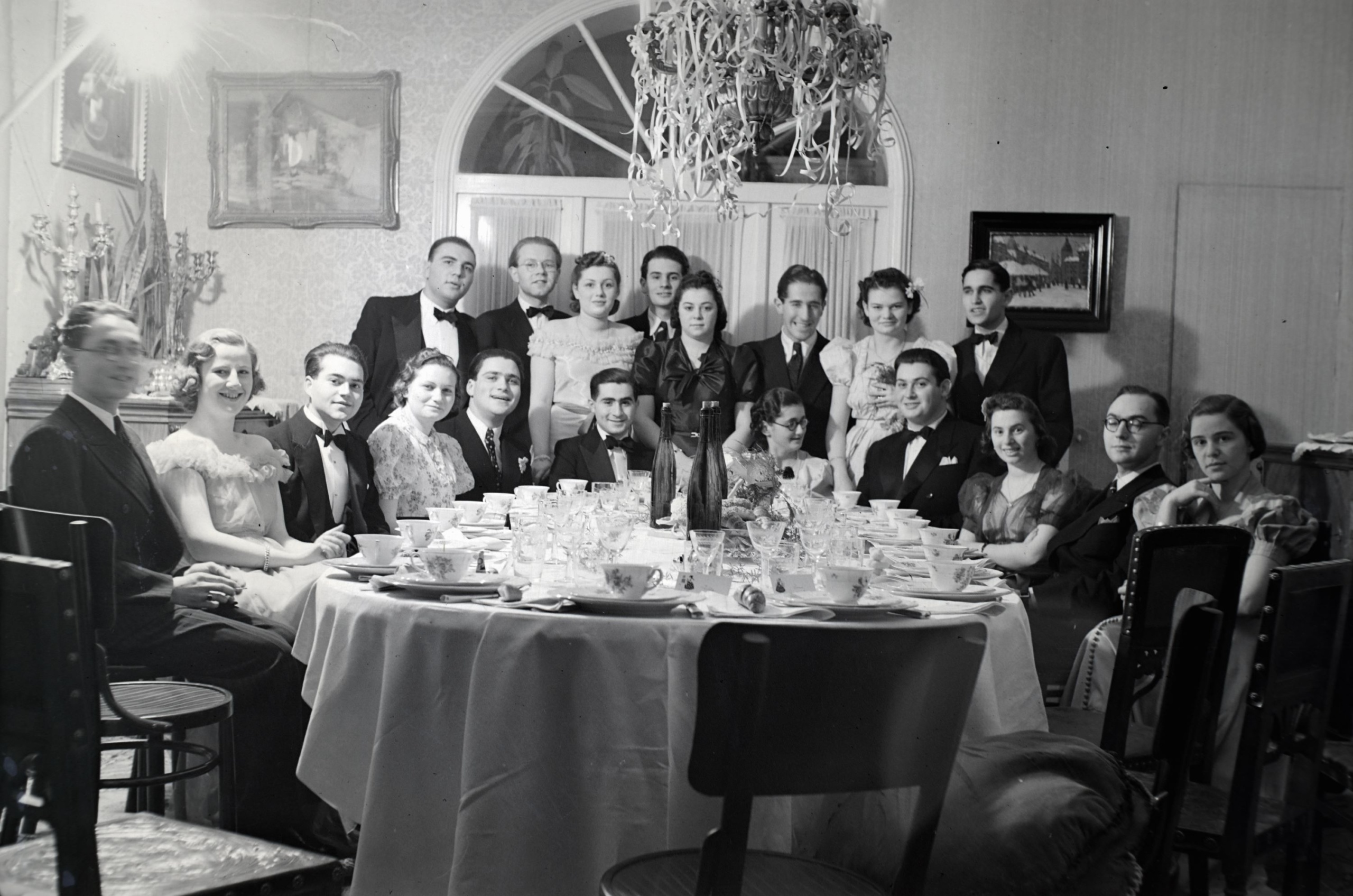 Szilveszteri mulatság 1939-ben.