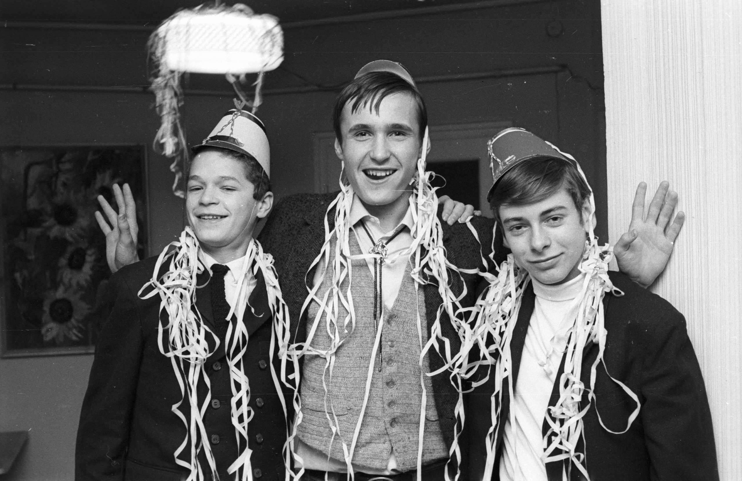 Szilveszterezők 1971-ben.