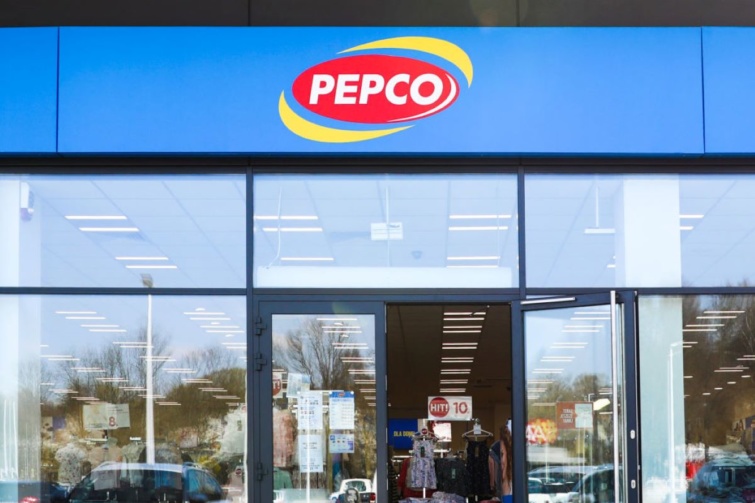 Egy Pepco üzlet bejárata