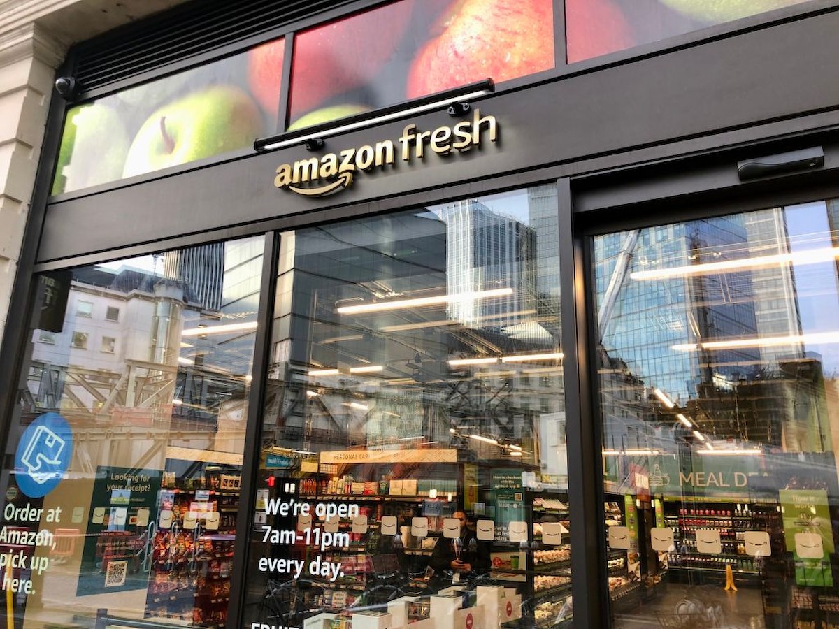 Az Amazon webáruház egyik fizikai boltja