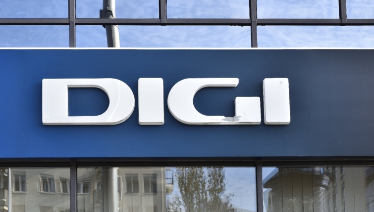 A Digi távközlési vállalat egyik üzletének portálja