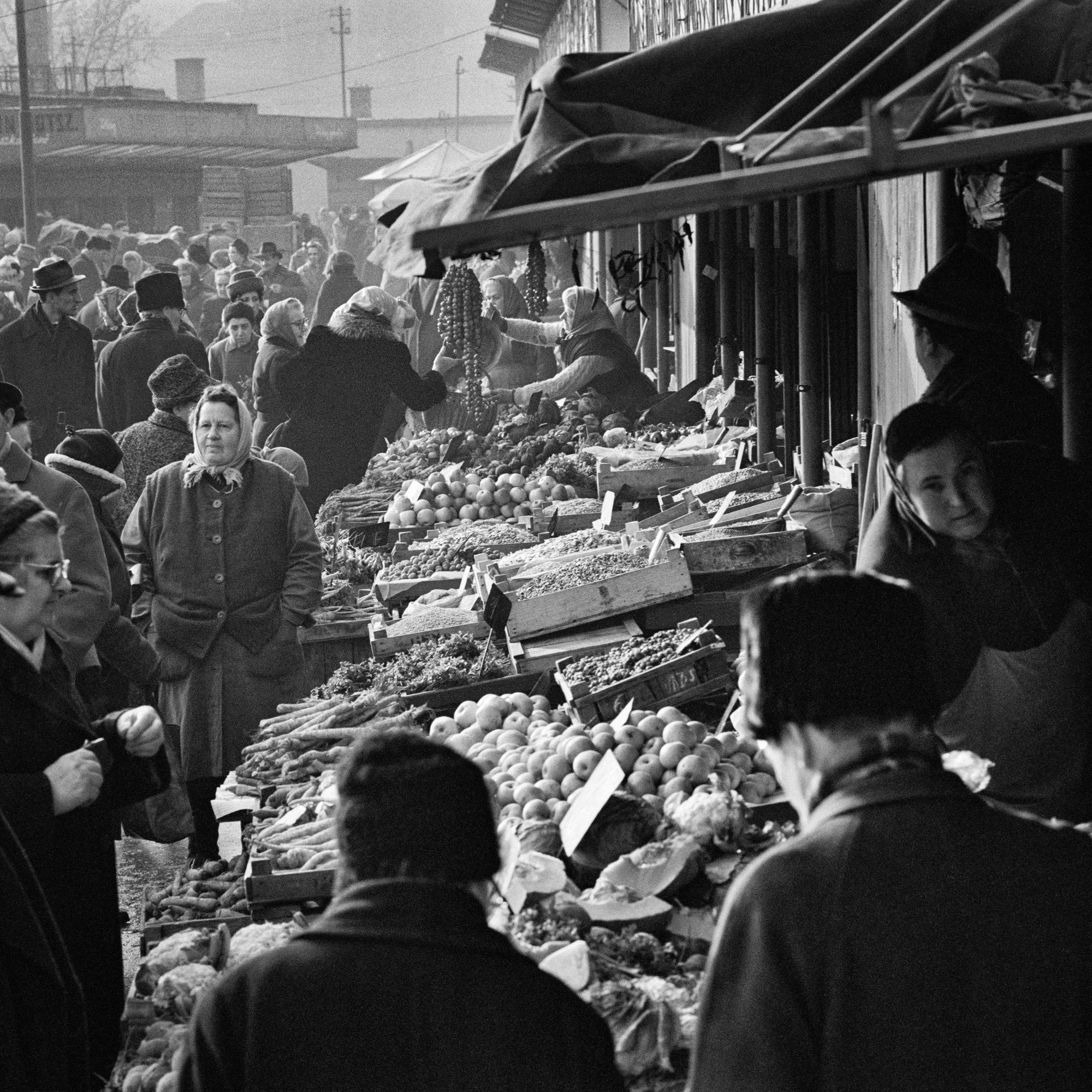 A Lehel piac 1958-ban.