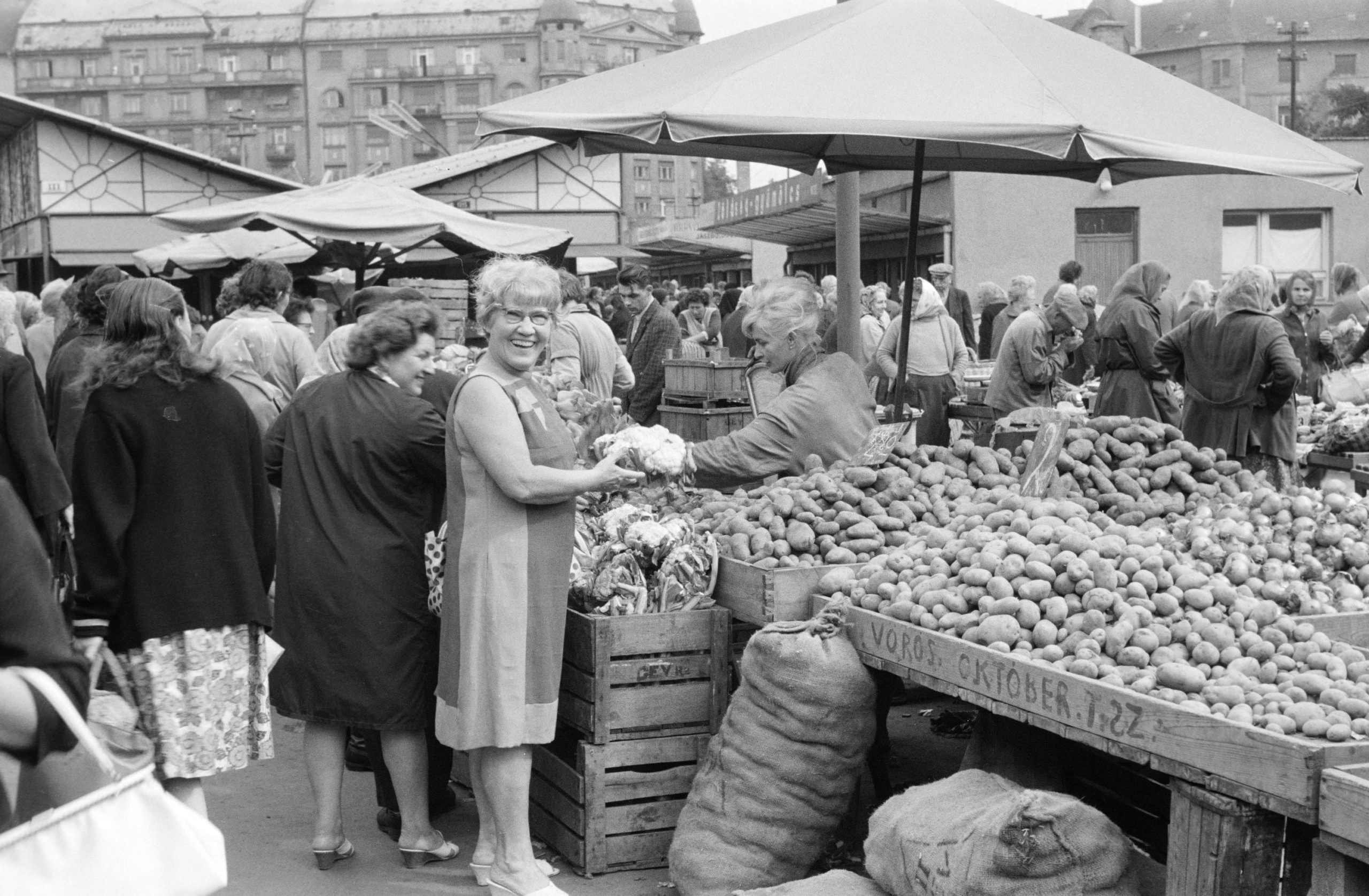 A Lehel piac 1962-ben.
