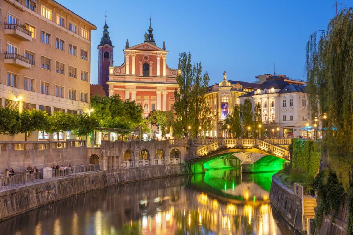 A szomszédos Szlovénia fővárosa Ljubljana