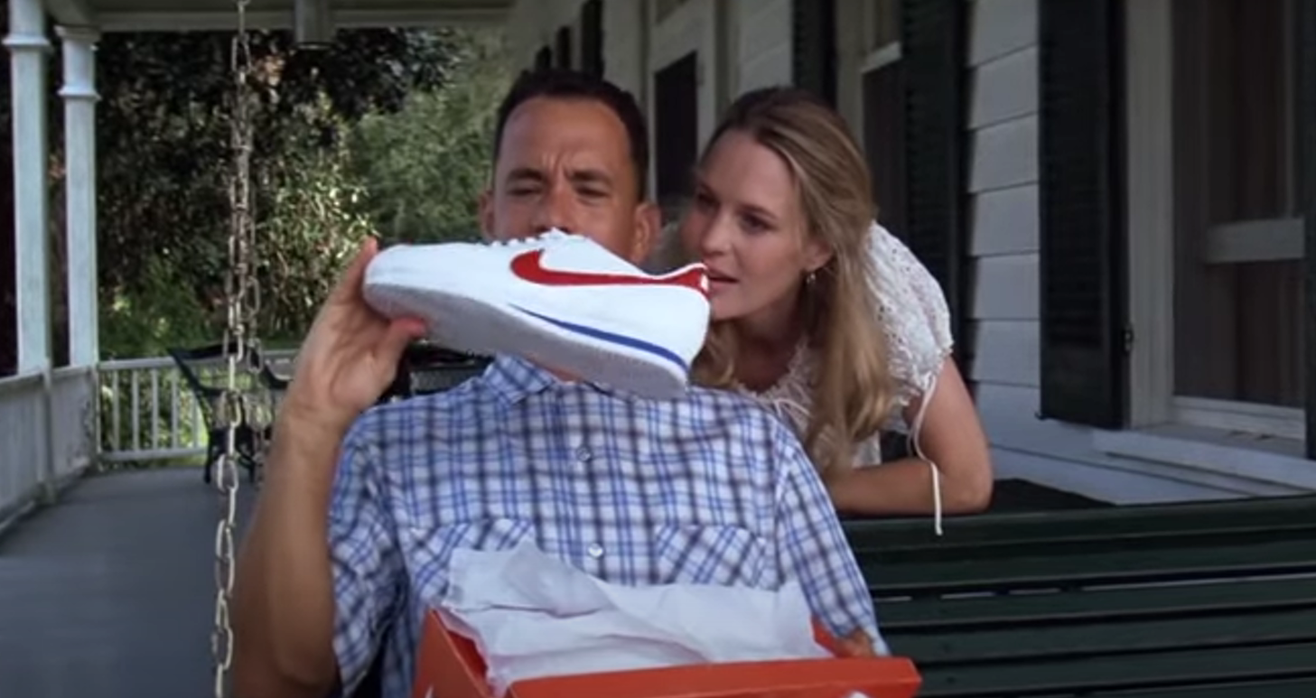 Nike cipő termékelhelyezés a Forrest Gump című filmben