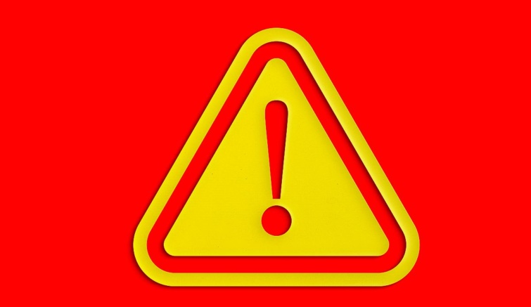 Figyelmeztetés jel.