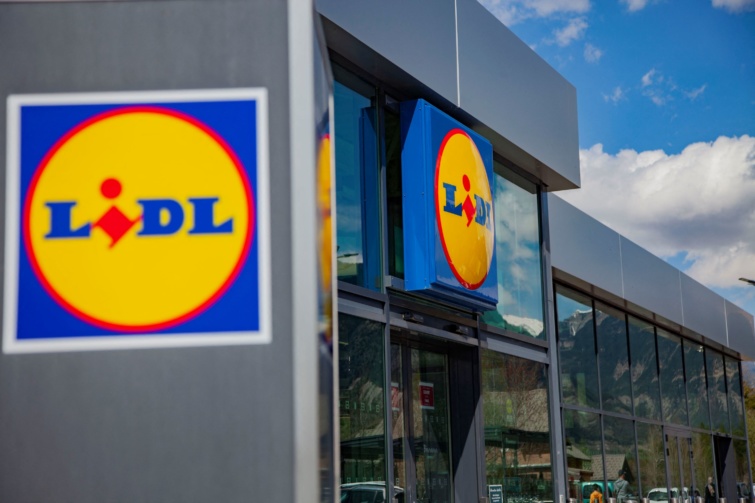 A Lidl egyik boltja