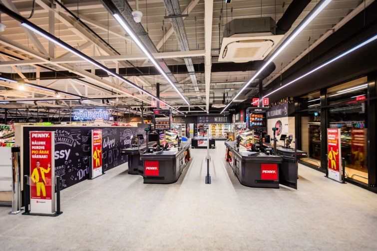 Penny üzlet belülről