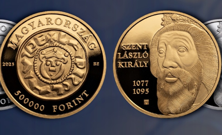 500 ezer forintos emlékérem