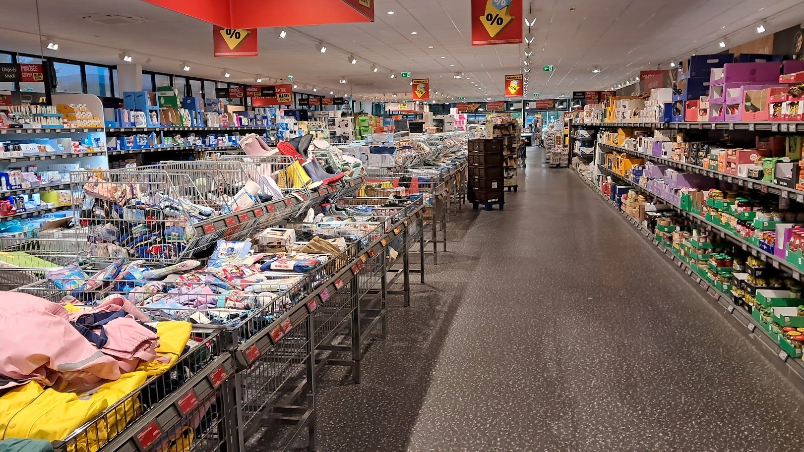 A Szentendrei úton lévő Aldi