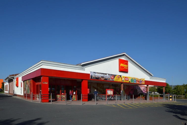 A Penny keszthelyi üzlete a Csapás utcában