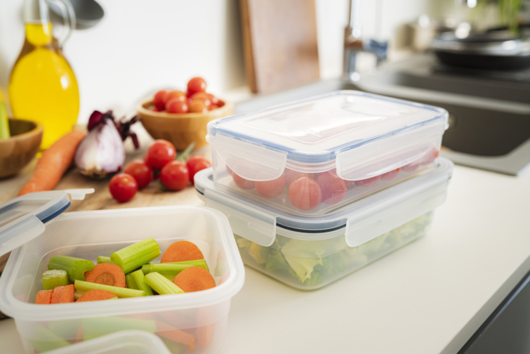 Műanyag ételtároló dobozok