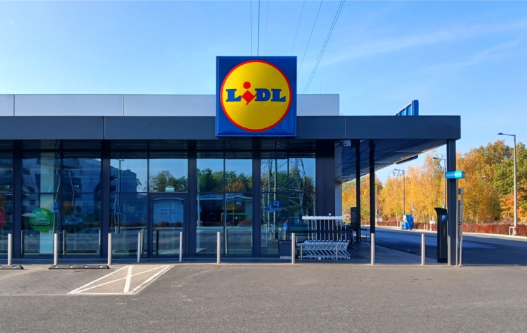 A Lidl egyik boltja
