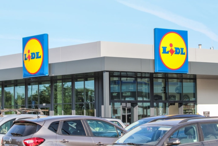 A Lidl egyik üzlete
