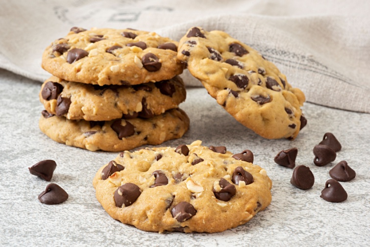 Amerikai csokis keksz.