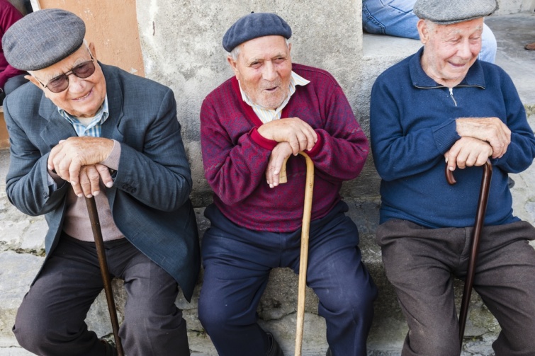 Idős olasz férfiak