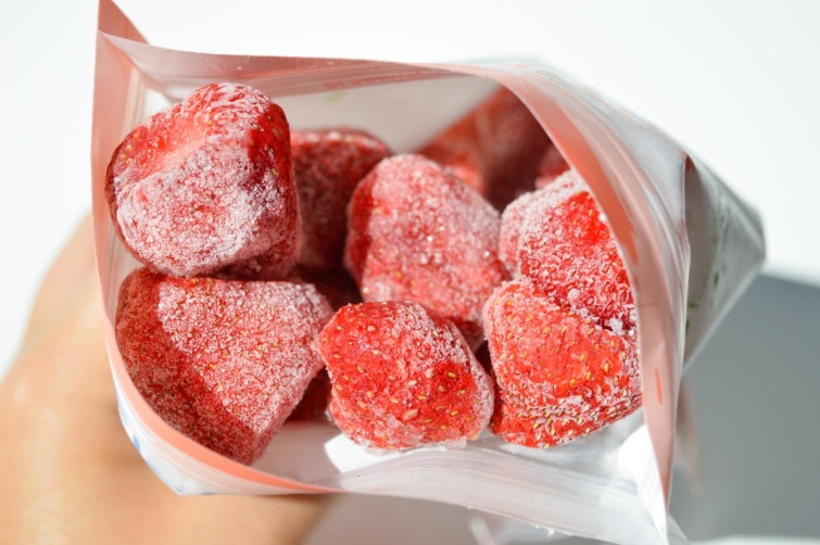 Fagyasztót szamóca 