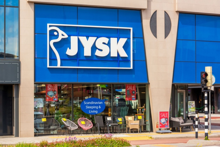 A JYSK egyik üzlete.